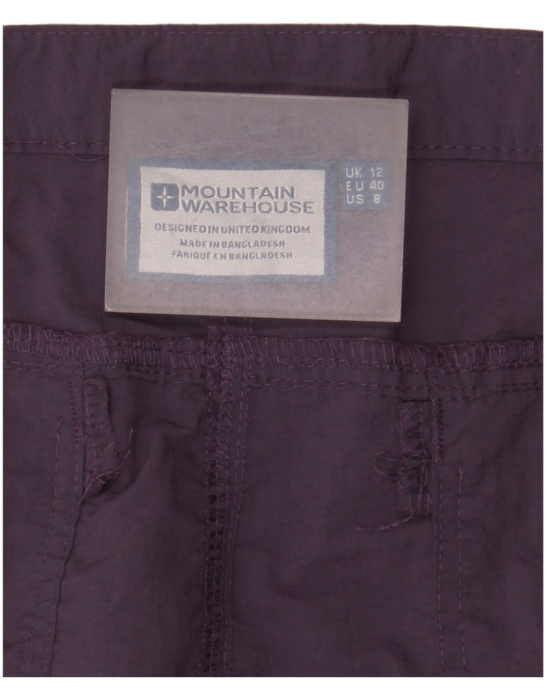 Mountain Warehouse Damen-Cargoshorts UK 12 Medium W32 Lila