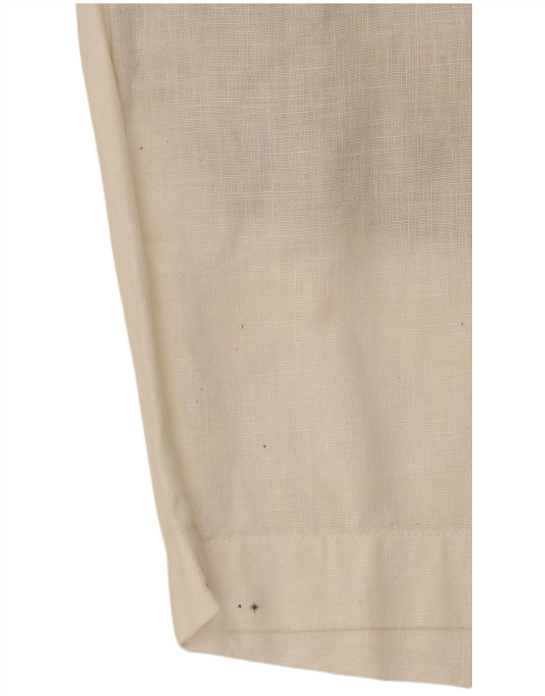Zara Damen Chino-Shorts, Größe S, W30, weißes Leinen