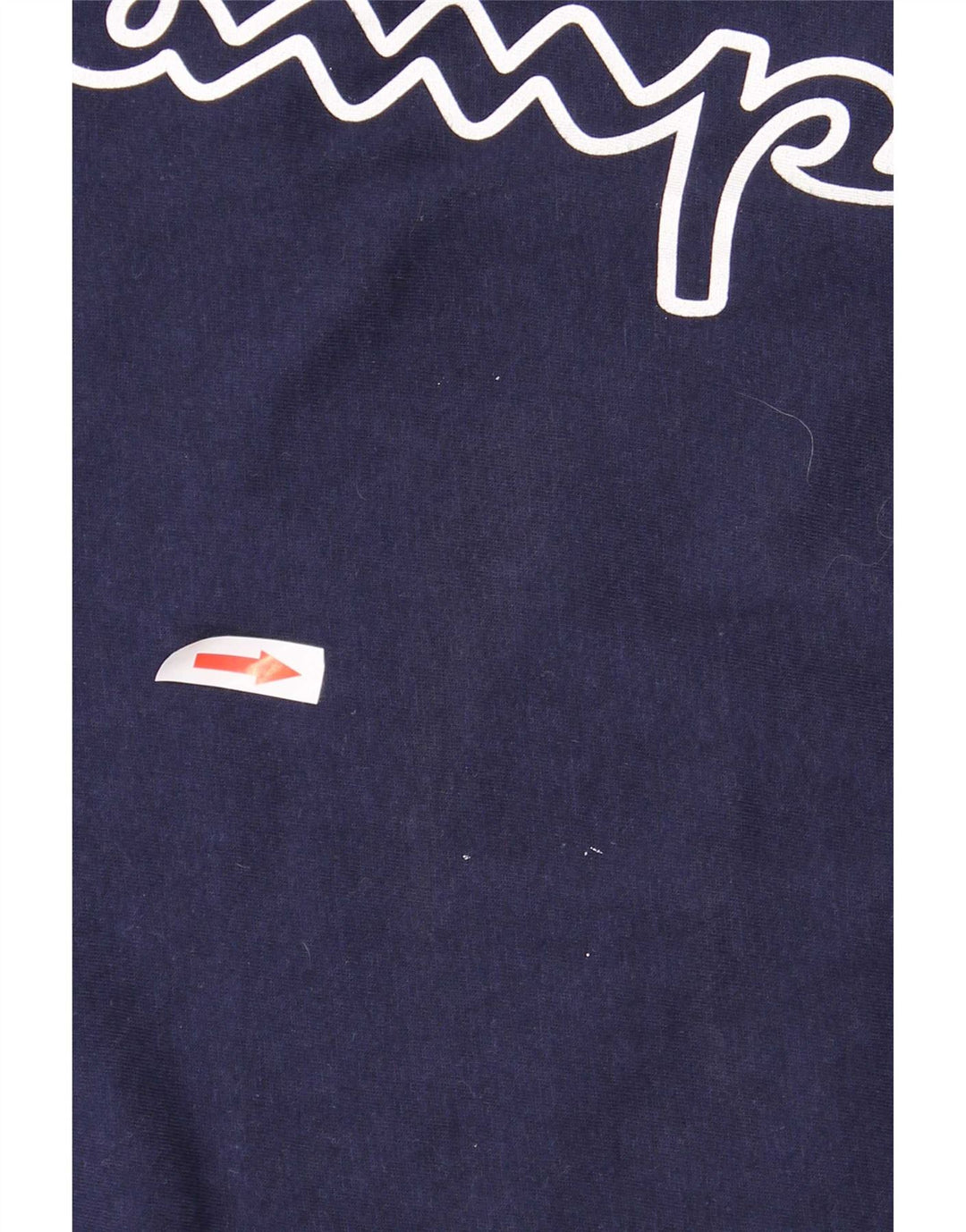 Champion Herren Grafik-Oberteil, langärmelig, mittelblau, Baumwolle
