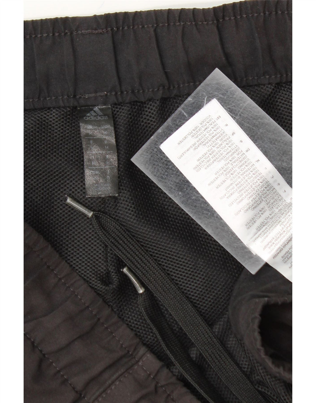ADIDAS Mens Sport Shorts Medium Black Polyester Vintage Adidas and Second-Hand Adidas from Messina Hembry 