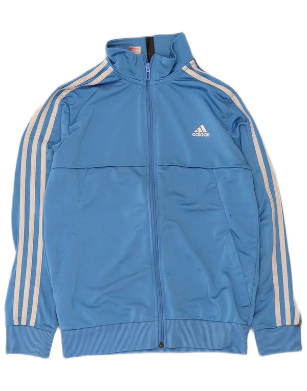 Adidas Jungen Aeroready Trainingsanzug Top Jacke 12-13 Jahre Blau Polyester