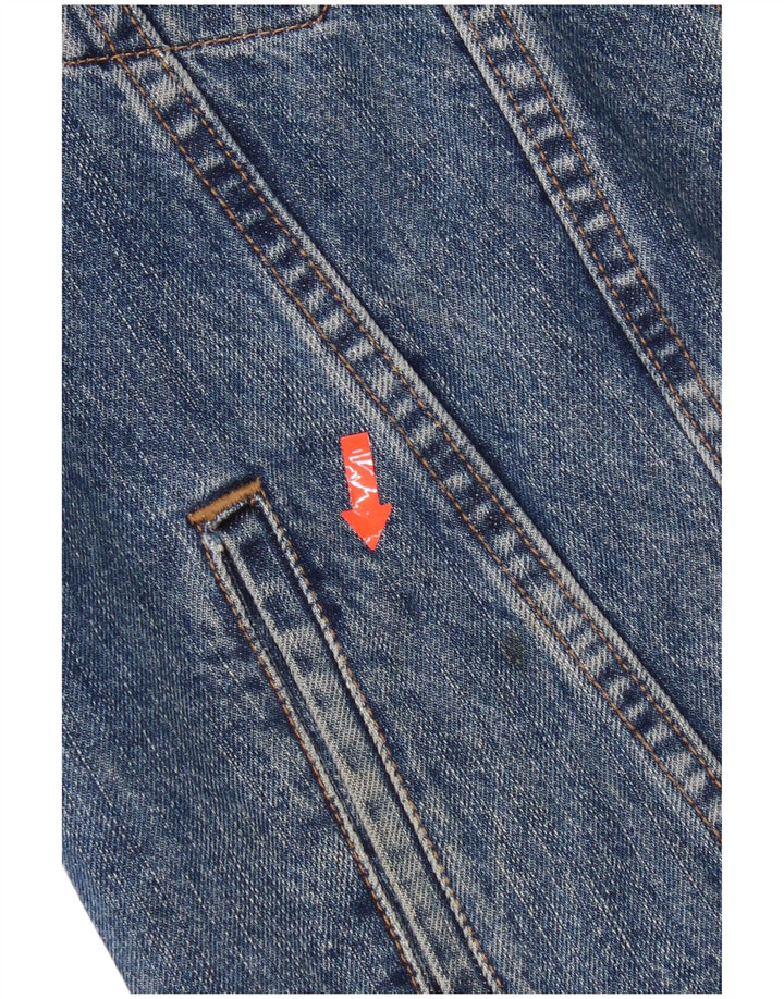 Carrera Herren Jeansjacke UK 40 Große blaue Baumwolle