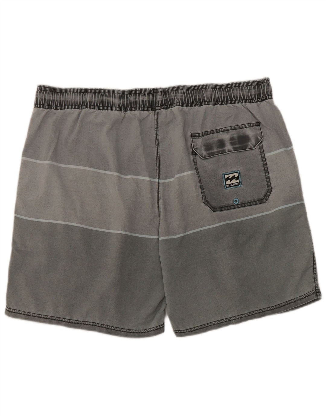 Billabong Herren Badeshorts XL Grau gestreift aus Polyester