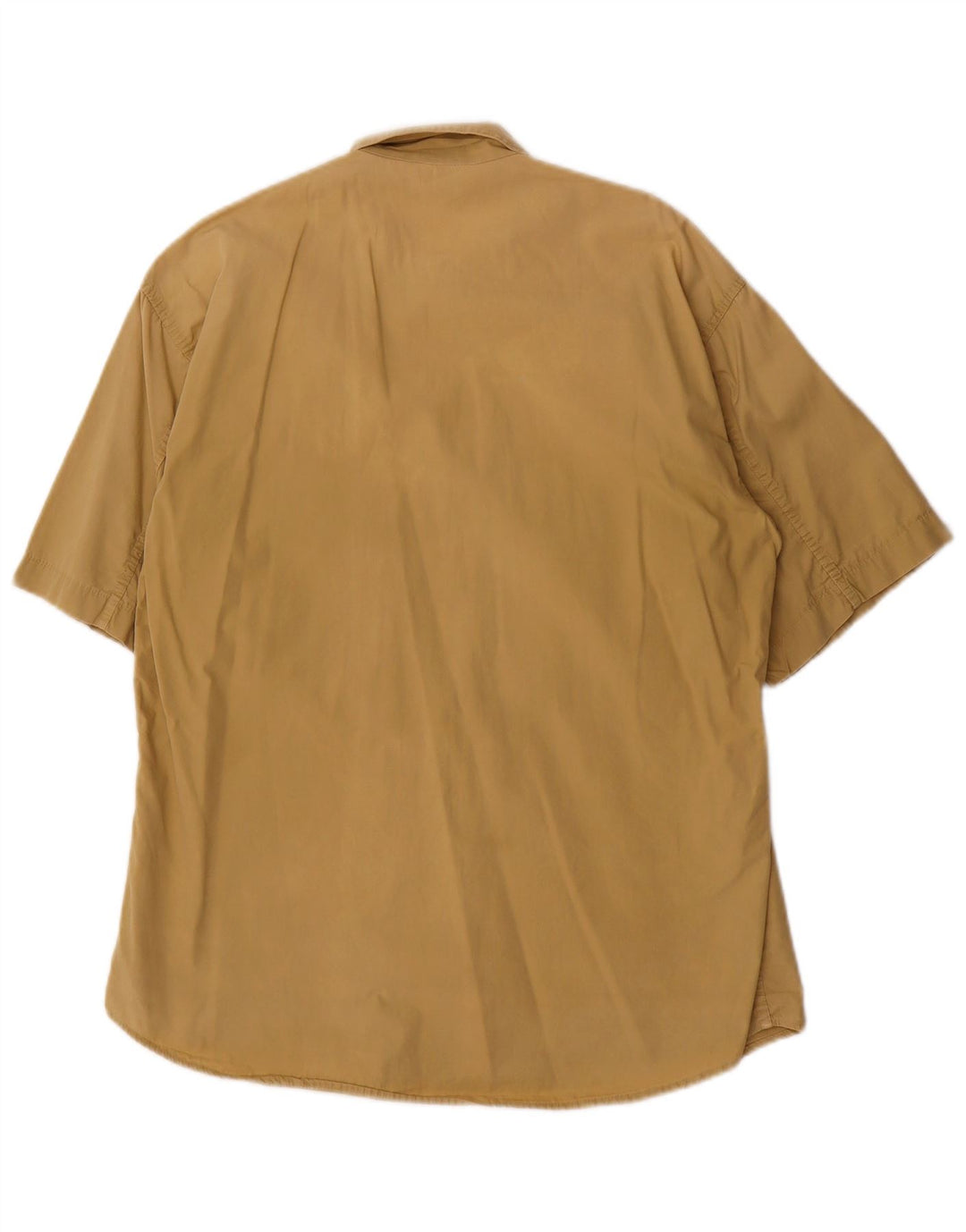 Carrera Herren Kurzarmhemd Small Beige Baumwolle