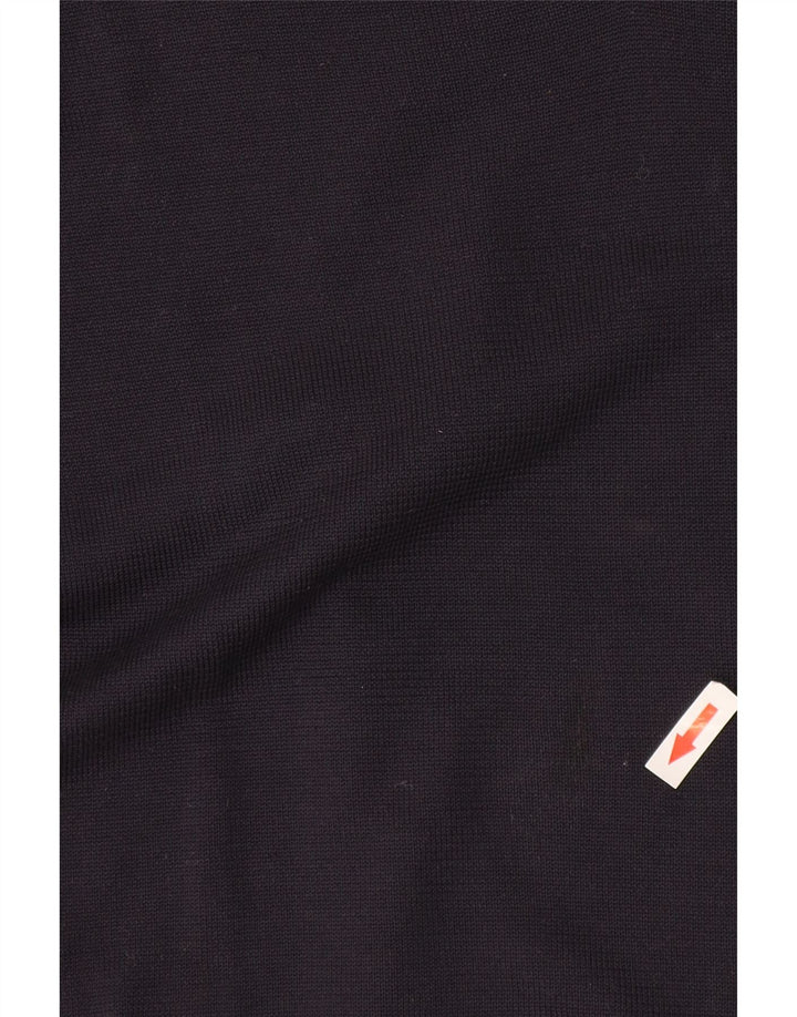 Dkny Herren-Pullover mit V-Ausschnitt, XL, Marineblau, Seide