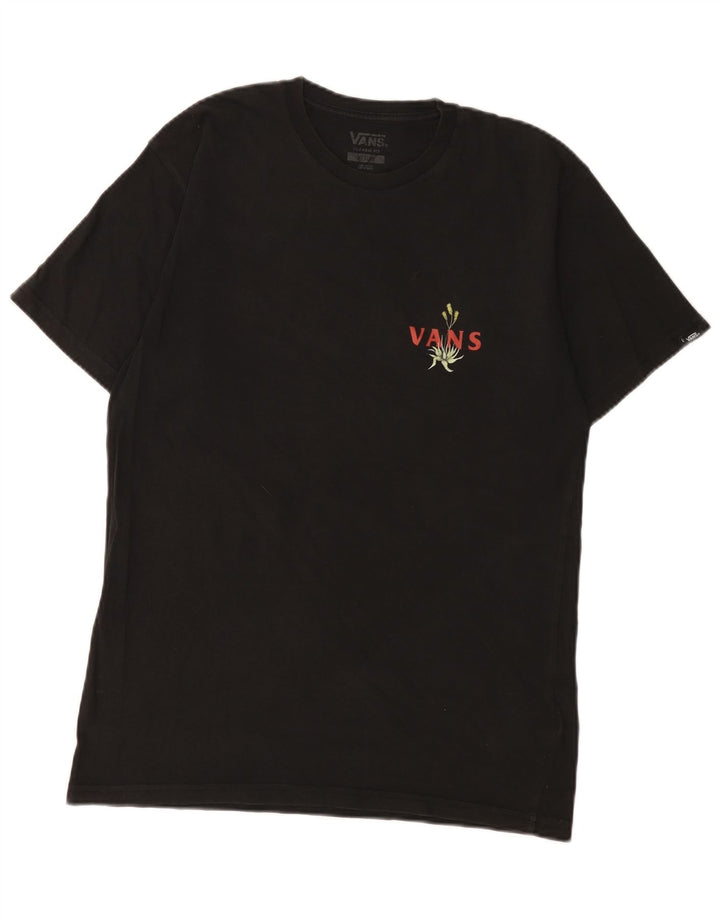 Vans Herren-T-Shirt mit klassischer Passform, mittelschwarzer Baumwolle