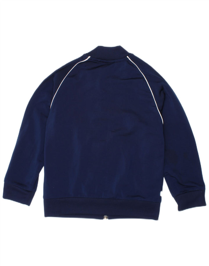 Adidas Jungen Trainingsanzug Top Jacke 4-5 Jahre Marineblau Polyester