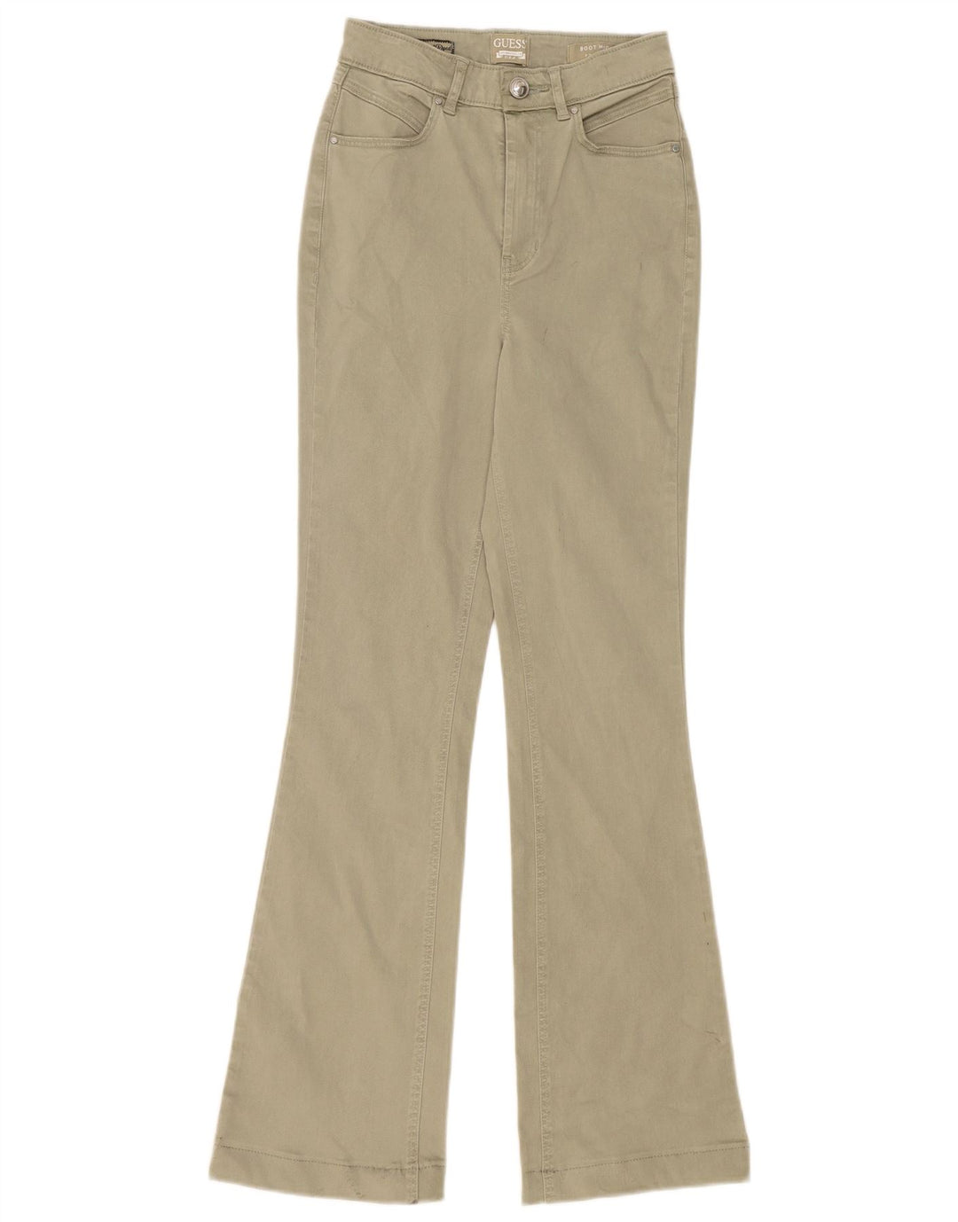 Guess Bootcut-Jeans mit hohem Bund für Damen, W25, L31, Grün