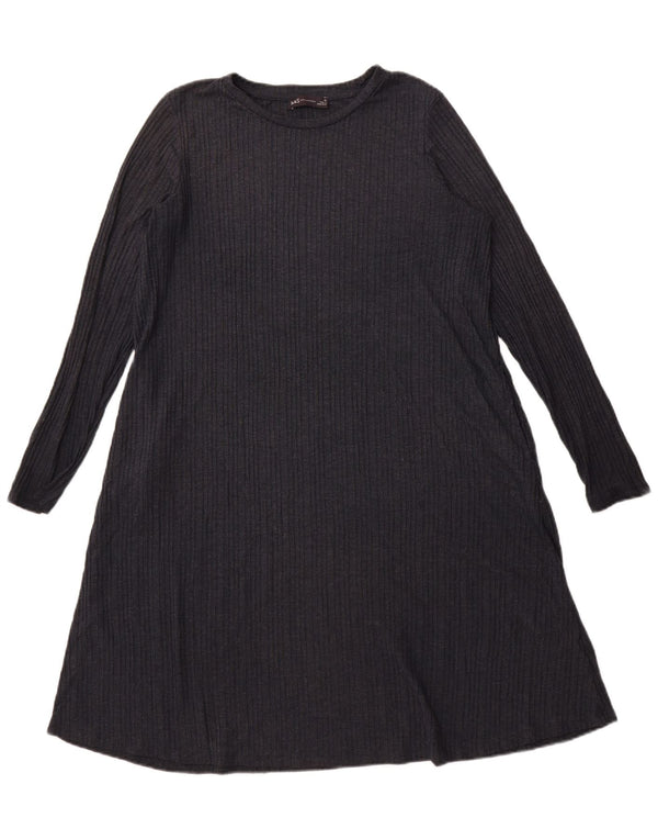 Marks & Spencer Damen A-Linien-Kleid UK 16 Large Marineblau Polyester