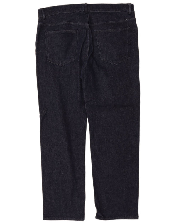 Trussardi Herren Straight Jeans IT 52 XL W36 L31 Marineblau