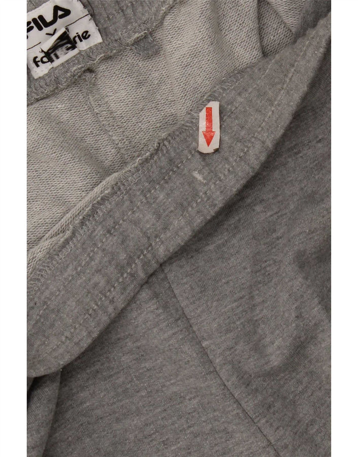 Fila Herren Graphic Sport Shorts Große graue Baumwolle