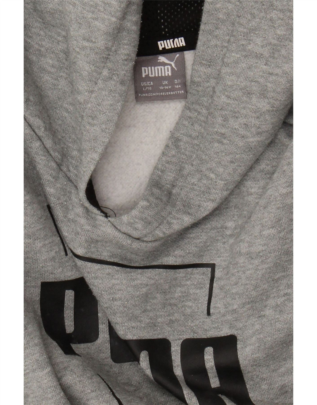 PUMA Jungen Graphic Hoodie Pullover 13-14 Jahre Grau
