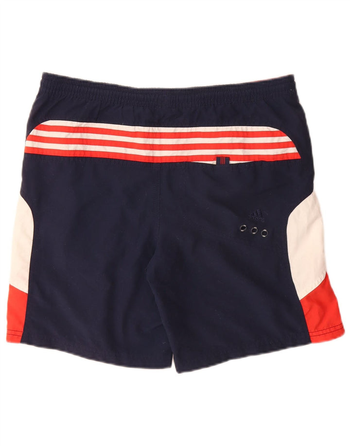 ADIDAS Badeshorts für Jungen, 13–14 Jahre, marineblaues Farbblock-Polyester