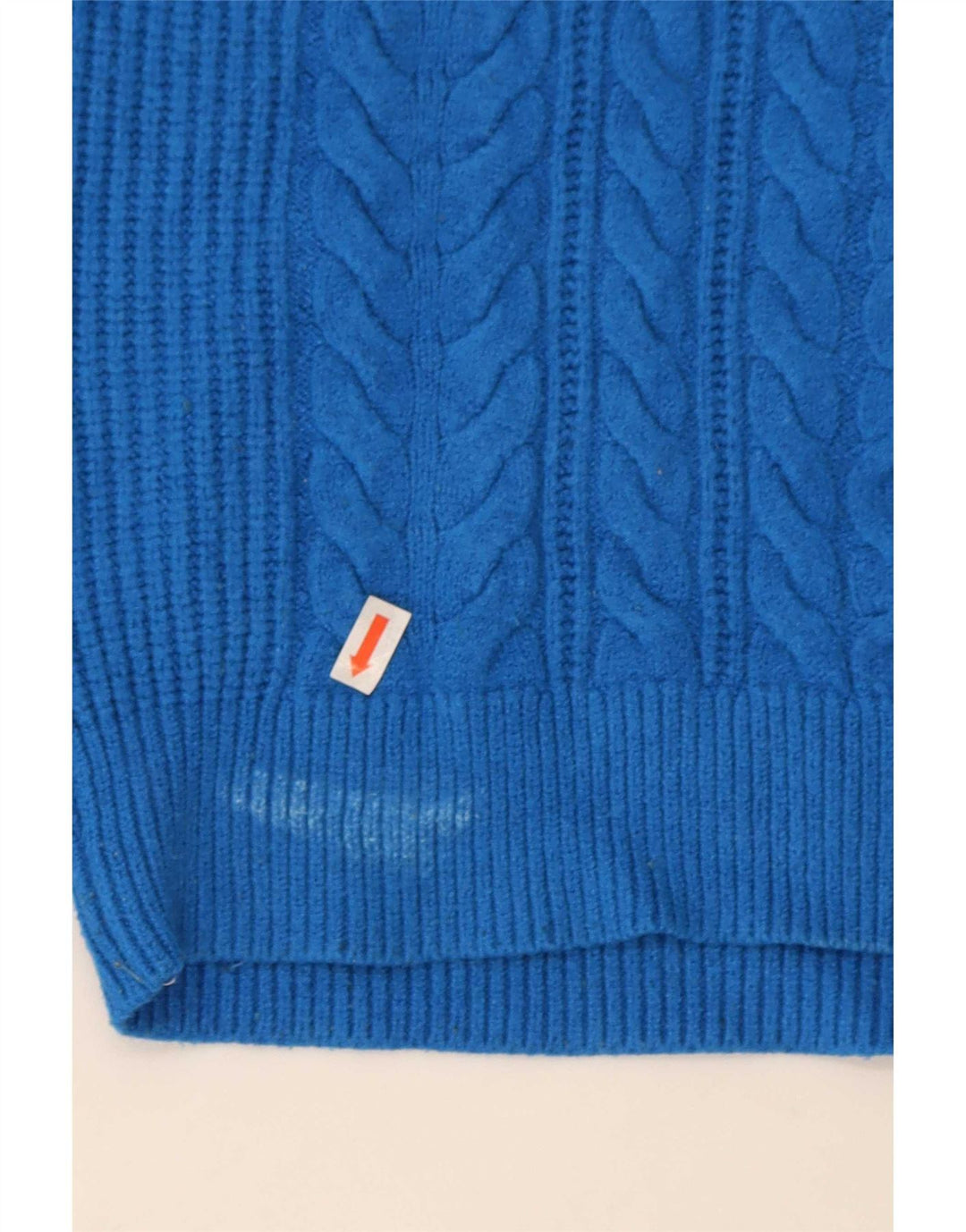 Marks & Spencer Rollkragenpullover für Damen, Gr. 16, Größe L, blau, Viskose
