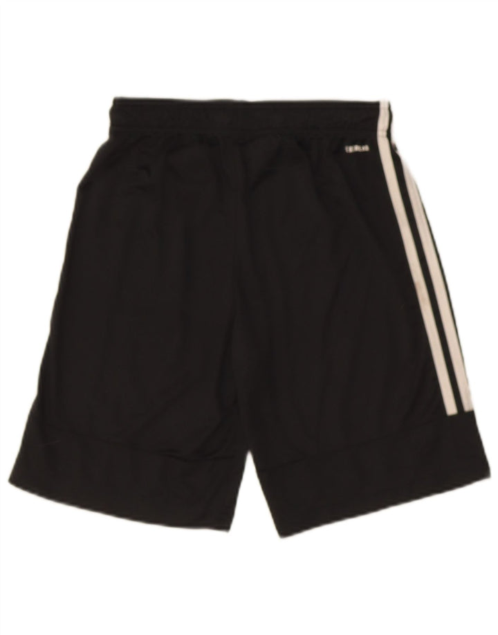 Adidas Sportshorts für Jungen, 11–12 Jahre, schwarzes Polyester