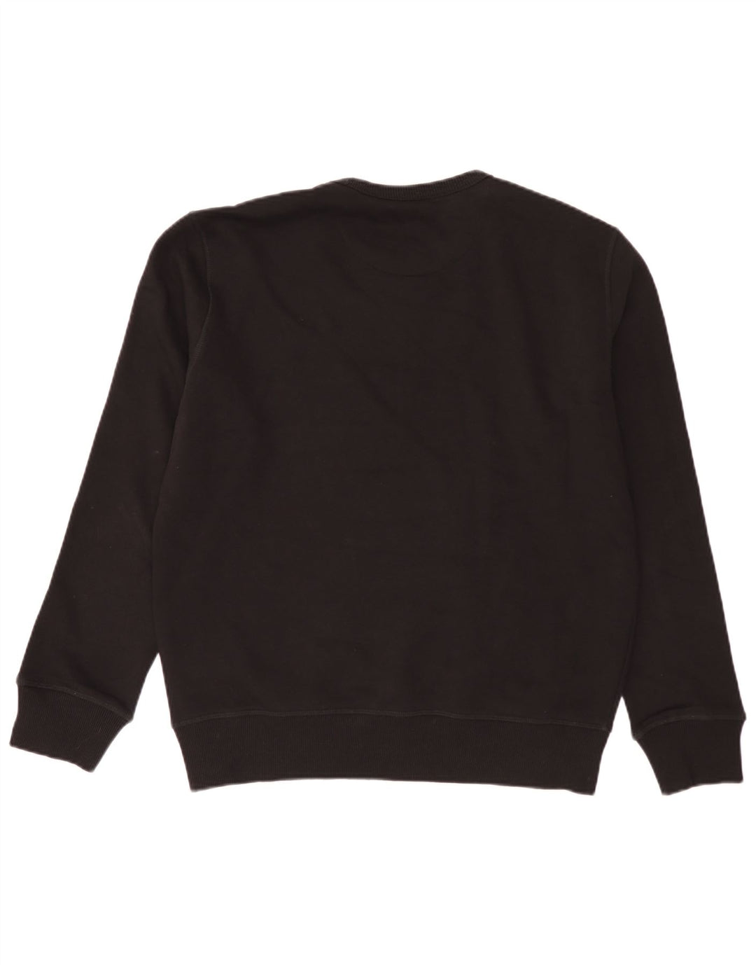 French Connection Herren-Sweatshirt-Pullover, groß, aus schwarzer Baumwolle