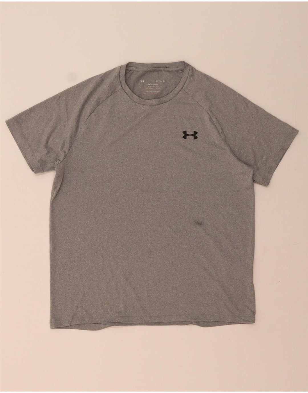Under Armour Herren Loose Fit T-Shirt Top Small Grau Polyester