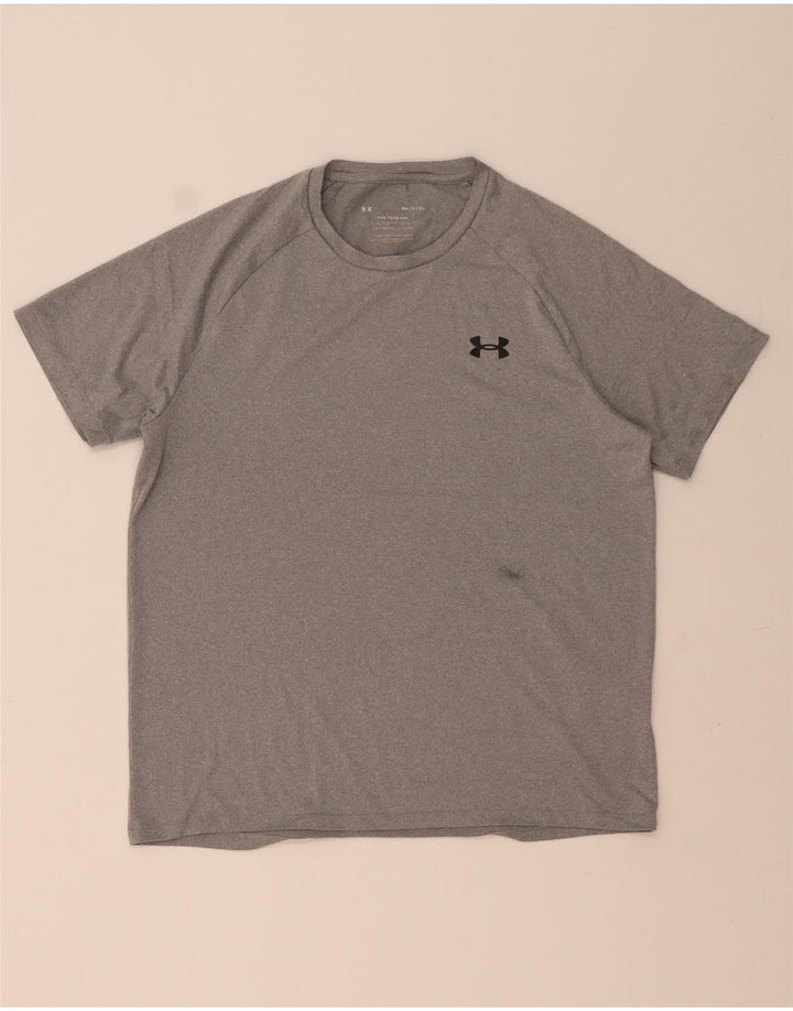 Under Armour Herren Loose Fit T-Shirt Top Small Grau Polyester