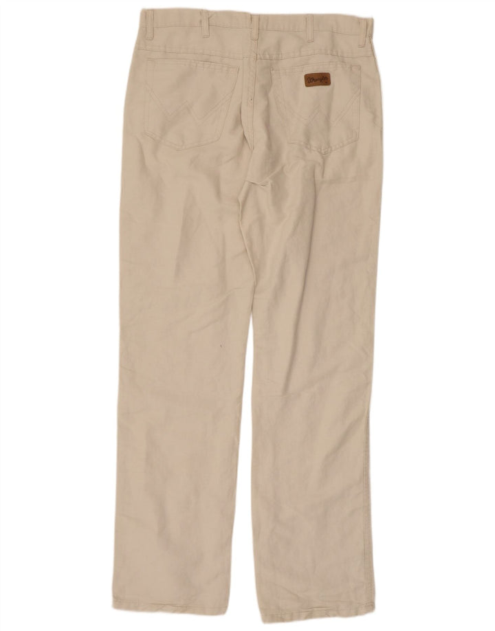 WRANGLER Gerade Freizeithose für Herren, W34, L34, beige Baumwolle