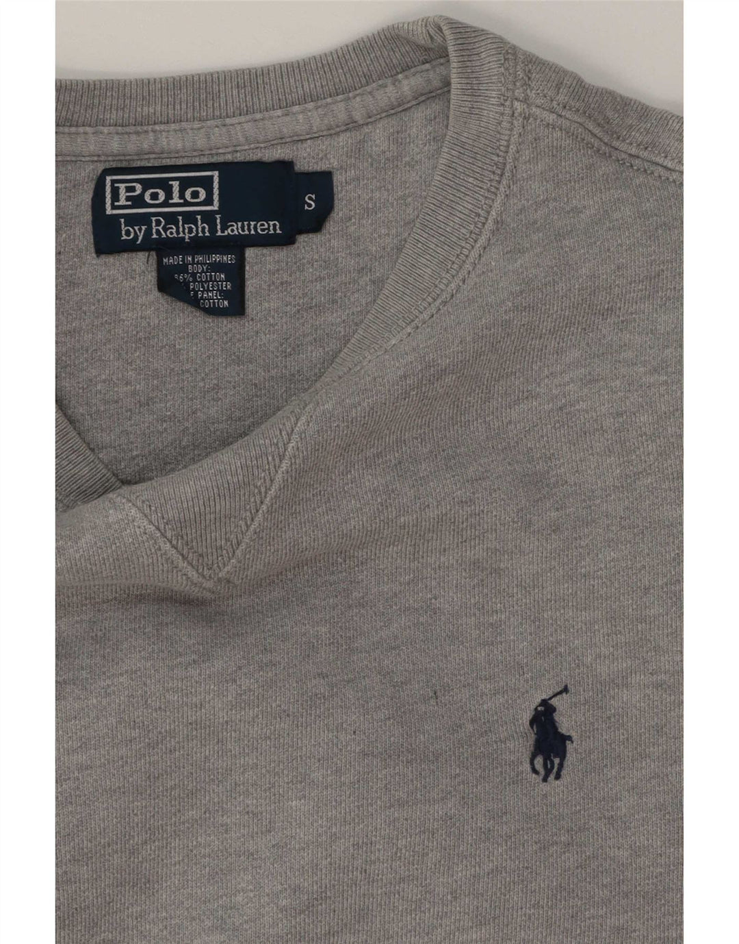 Polo Ralph Lauren Herren-Sweatshirt, Pullover, Größe S, Grau, Baumwolle