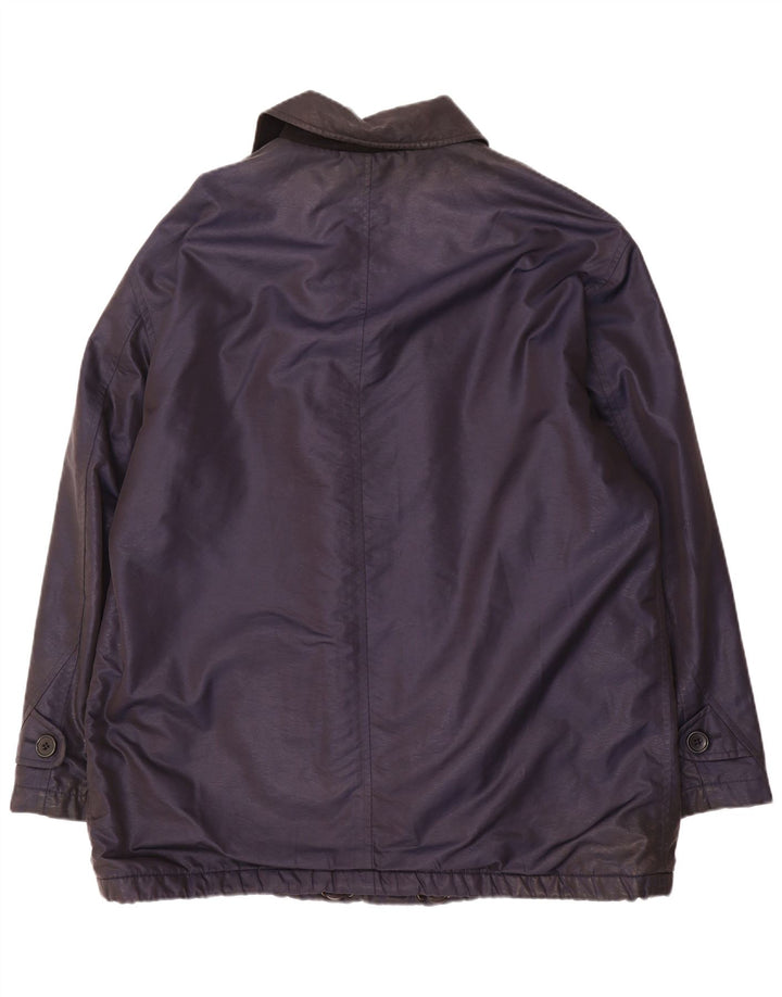 Hugo Boss Herren Windjacke IT 54 2XL Marineblaues Nylon