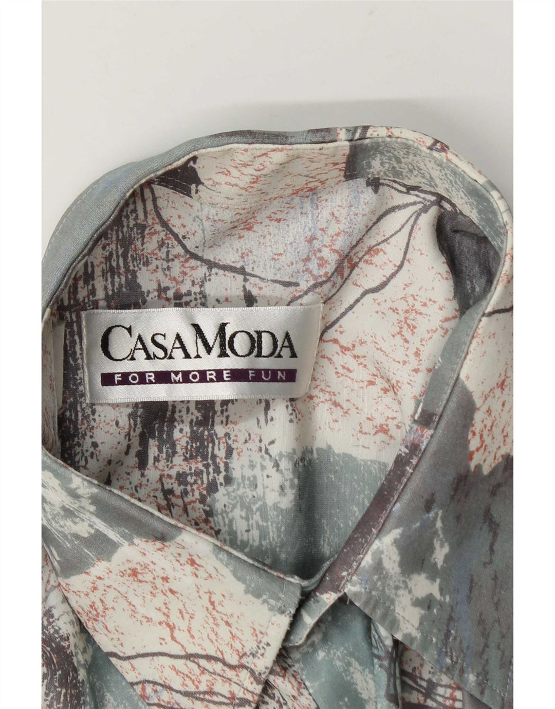 Casa Moda Herren-Kurzarmhemd, groß, mehrfarbig, Patchwork