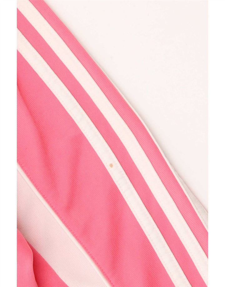 Adidas Damen Trainingsanzug Top Jacke UK 10 Small Rosa Polyester