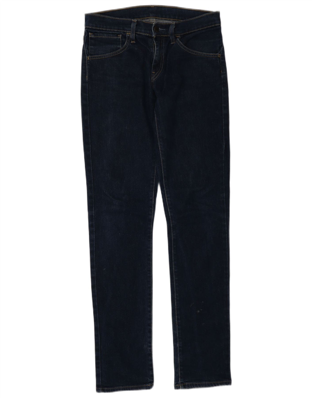 Levi's Damen Slim Jeans W28 L34 Marineblaue Baumwolle