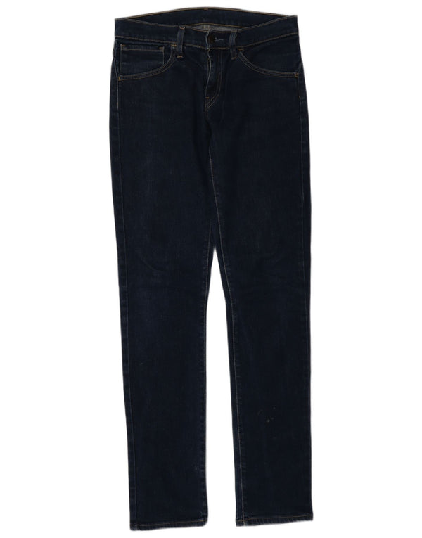 Levi's Damen Slim Jeans W28 L34 Marineblaue Baumwolle