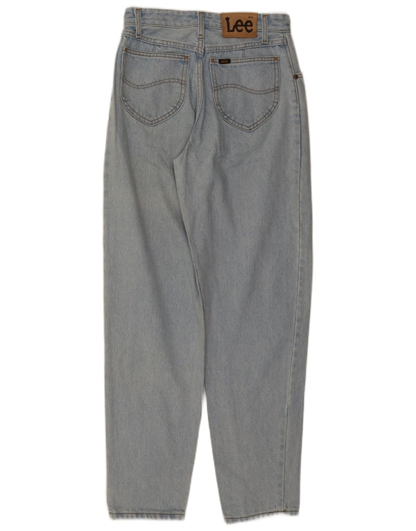 Lee Damen High Waist Tapered Jeans W29 L31 Blaue Baumwolle