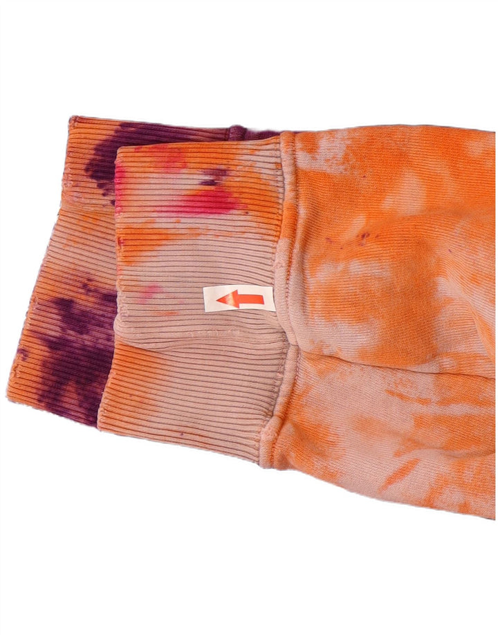 Octopus Herren-Kapuzenpullover mit Grafik, groß, mehrfarbig, Batikfärbung
