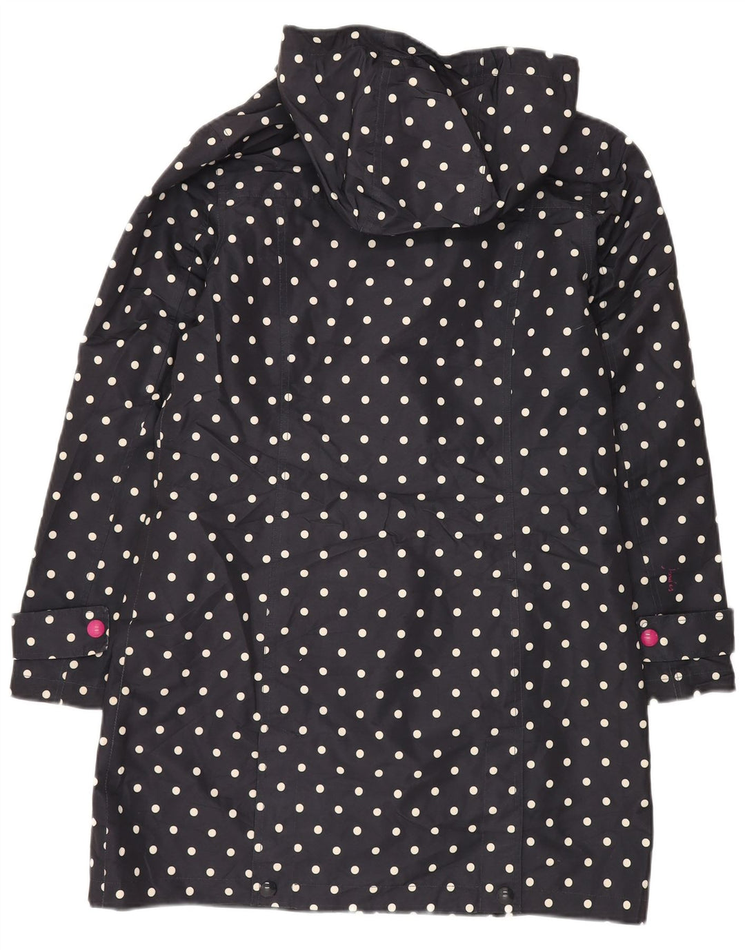 Übergroßer Windjacke-Mantel von JOULES für Damen, Gr. 10, Größe S, Marineblau, gepunktet