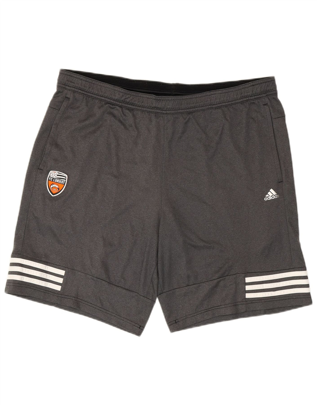 ADIDAS Herren FC Lorient Sportshorts, großes graues Polyester