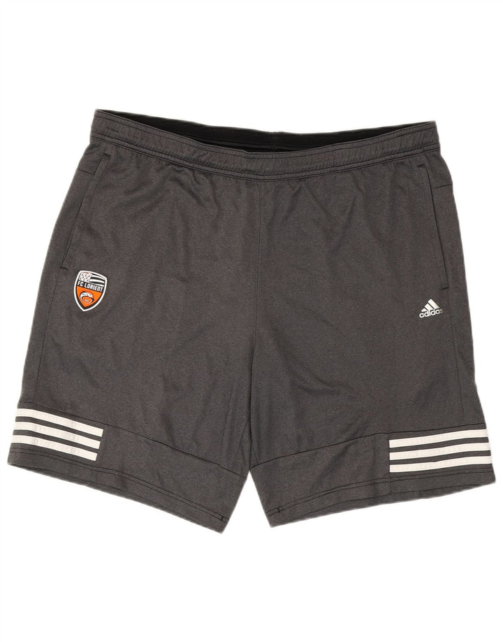 ADIDAS Herren FC Lorient Sportshorts, großes graues Polyester