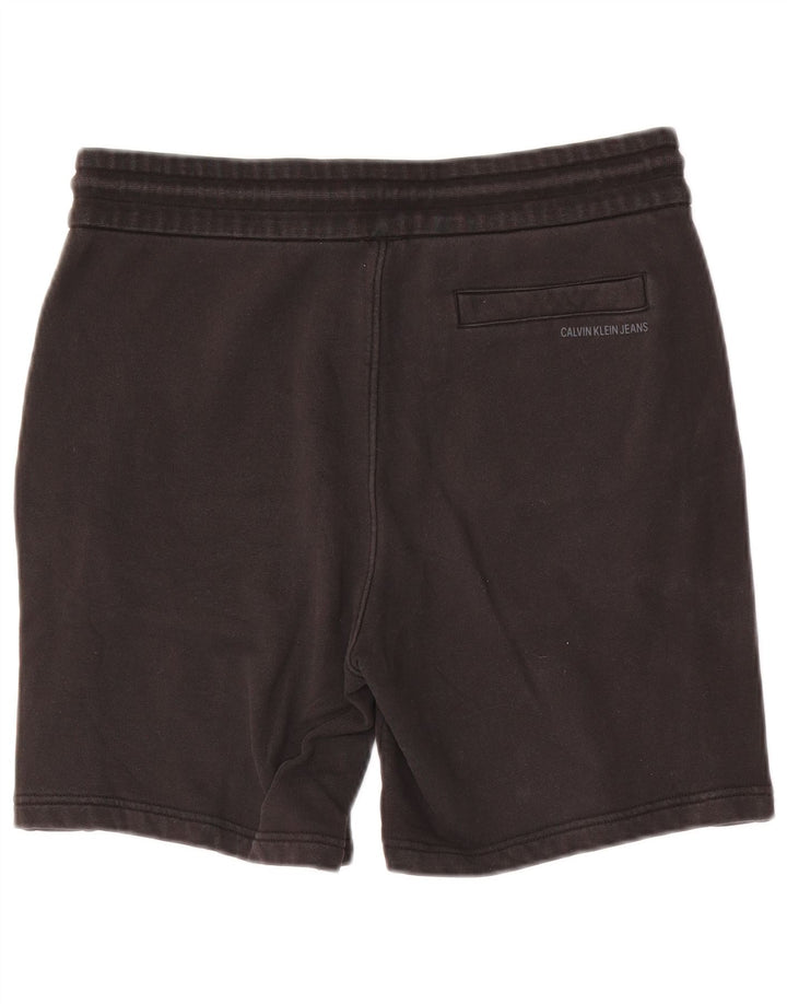 Calvin Klein Herren Graphic Sport Shorts Mittelschwarze Baumwolle