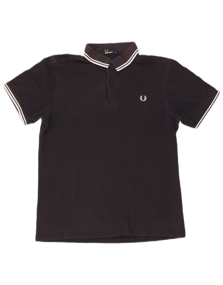 Fred Perry Herren-Poloshirt, mittelmarineblaue Baumwolle