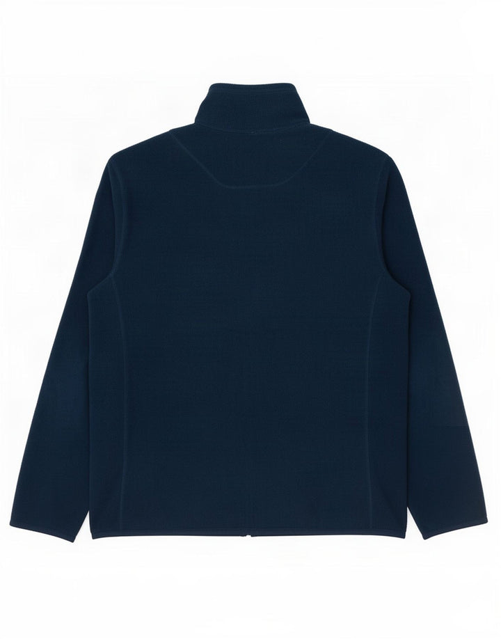 Marks & Spencer Herren Fleecejacke UK 40 Large Marineblau Polyester