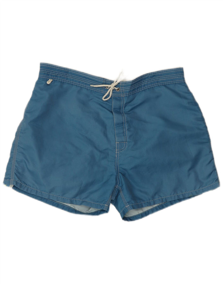 Sundek Herren-Badeshorts aus mittelblauem Polyester