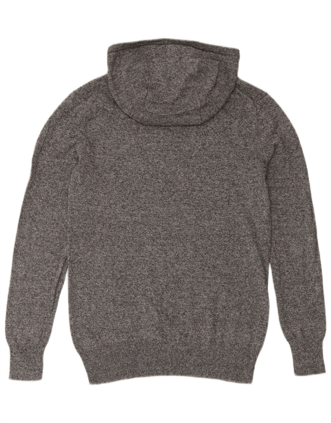 SUPERDRY Herren-Kapuzenpullover aus mittelgrauer Baumwolle