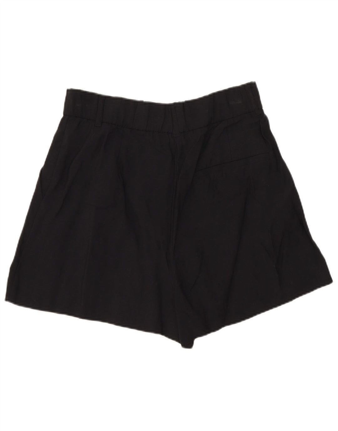 ZARA Damen Pegged Chino Shorts Small W26 Schwarz