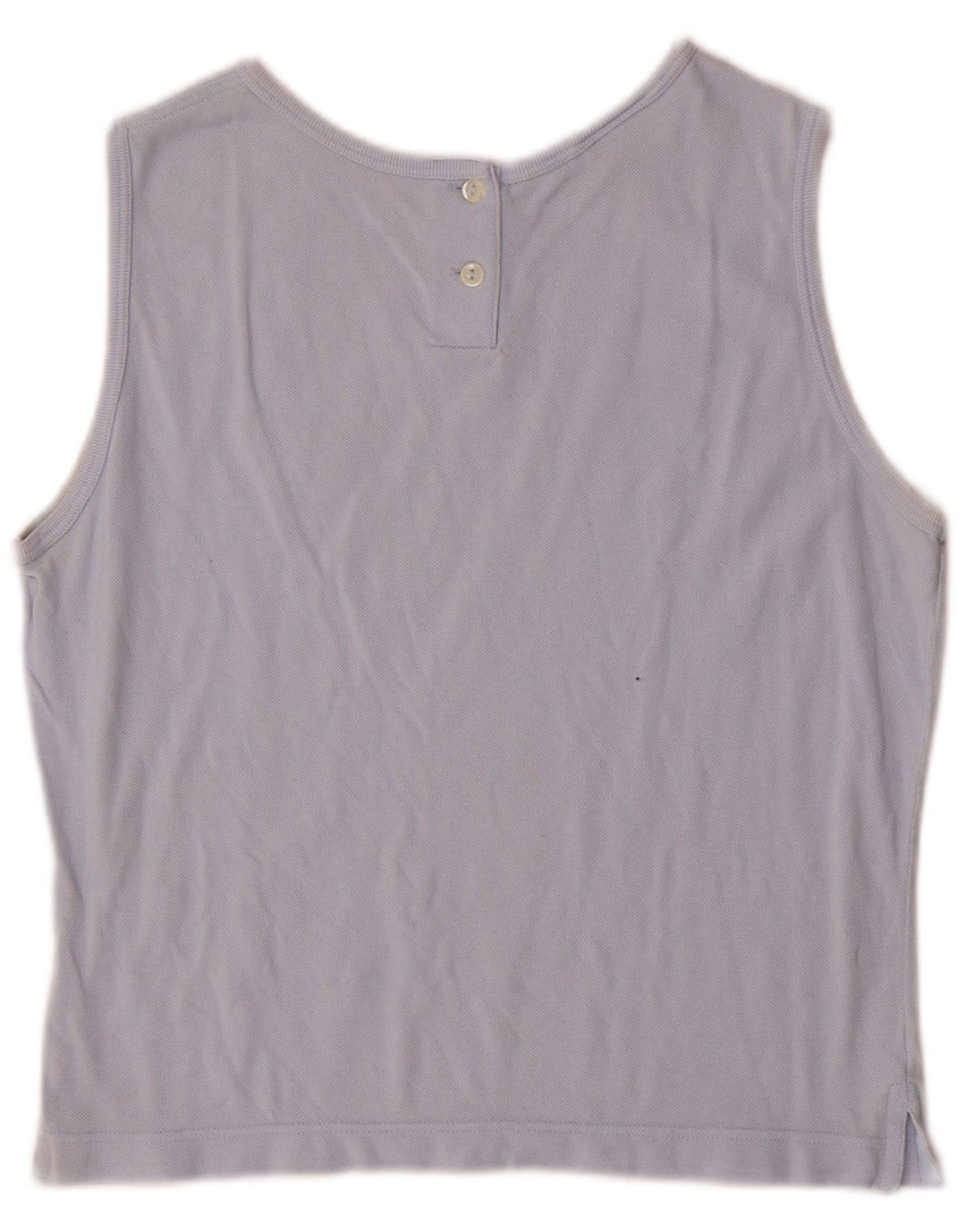 Lacoste Damen-Trägershirt, Größe 44, große blaue Baumwolle