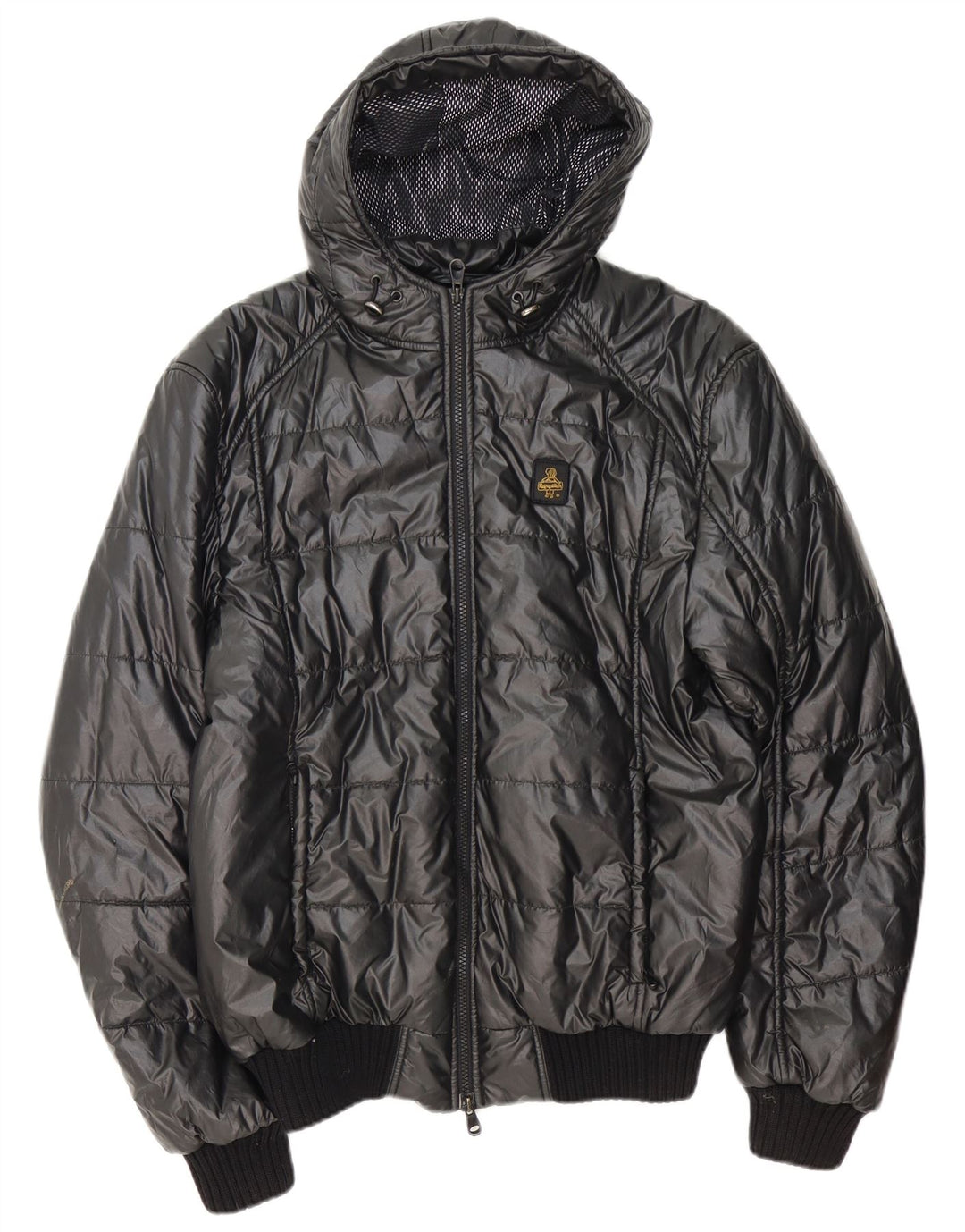 Refrigiwear Mens Sixty Hooded Wattierte Jacke UK 42 XL Grau Polyester