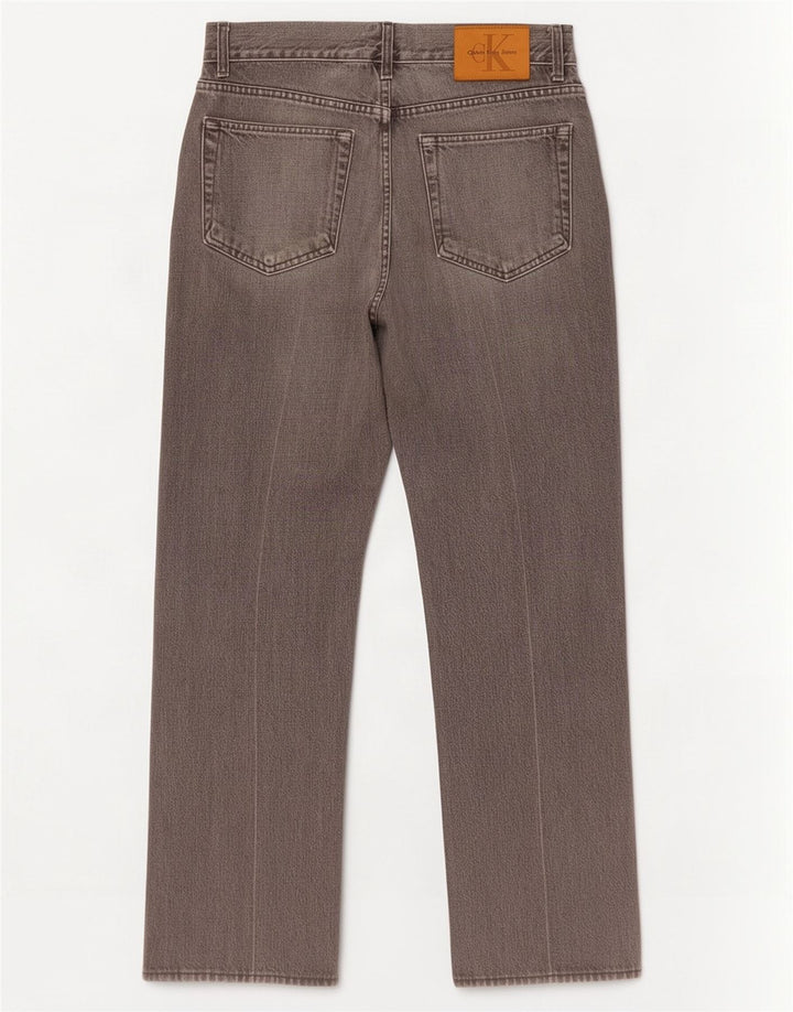 Calvin Klein Herren Straight Jeans W30 L31 Grau
