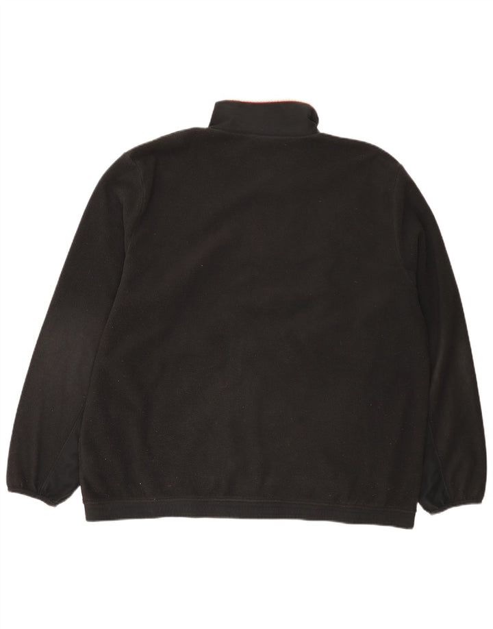 Adidas Herren Fleecejacke UK 42 XL Schwarz Polyester
