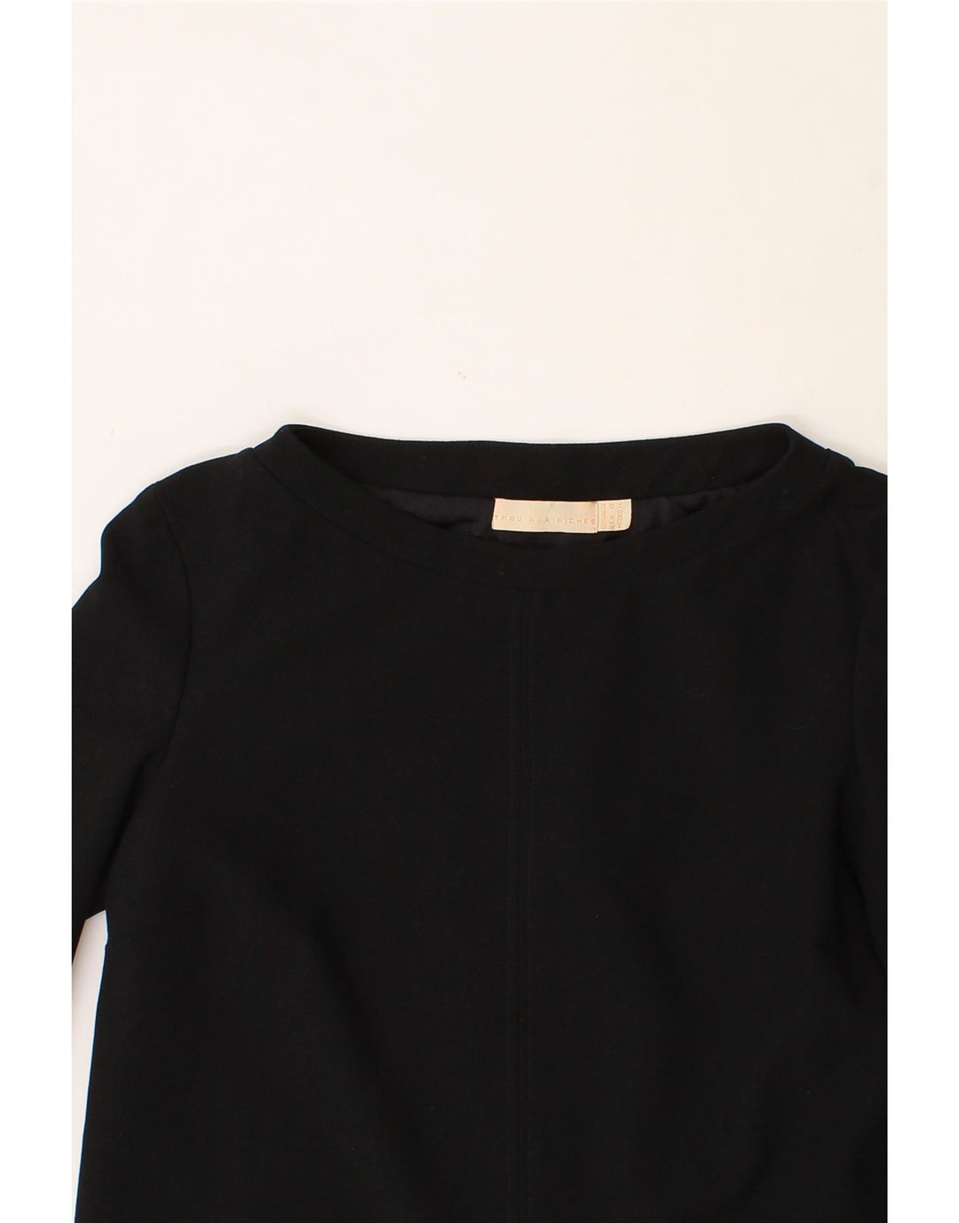 VINTAGE Womens 3/4 Sleeve Sheath Dress EU 44 XL Black Polyester Vintage Vintage and Second-Hand Vintage from Messina Hembry 
