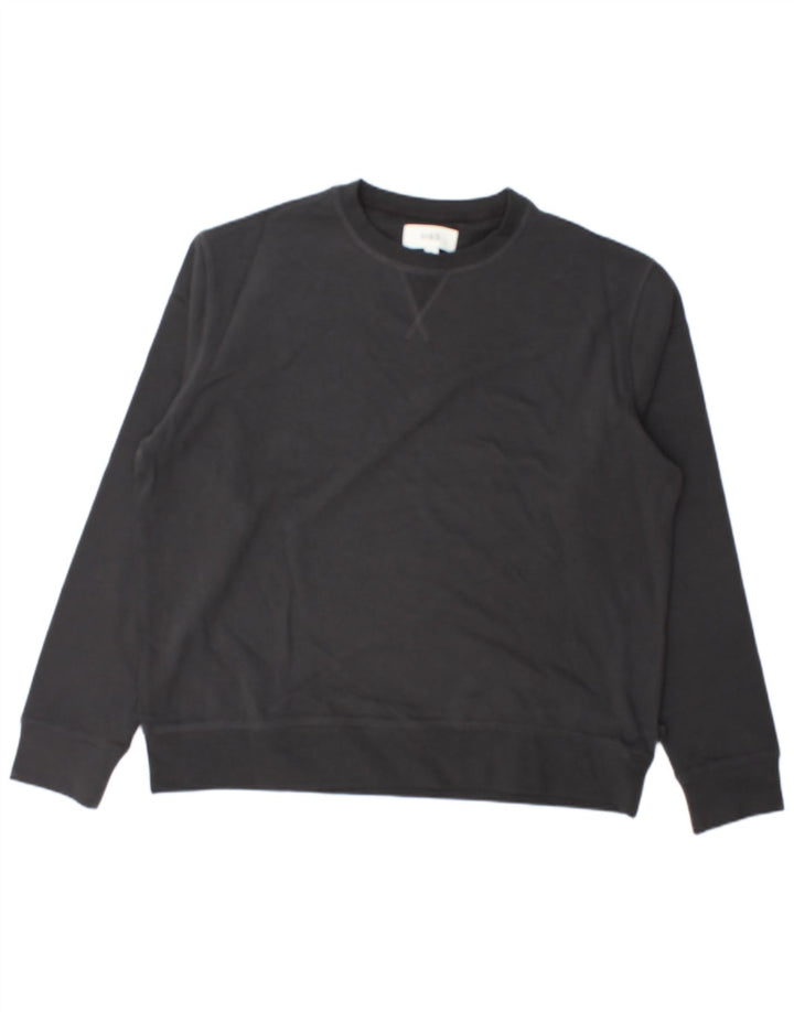 MARKS & SPENCER Herren Sweatshirt Pullover XL Schwarz Baumwolle
