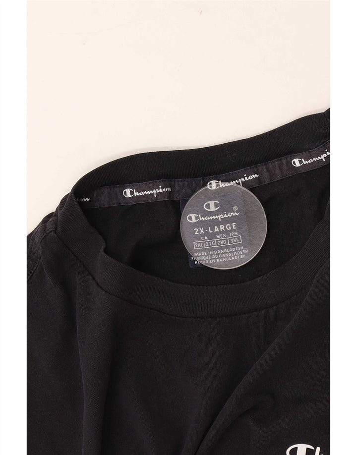Champion Herren T-Shirt Top 2XL Schwarz