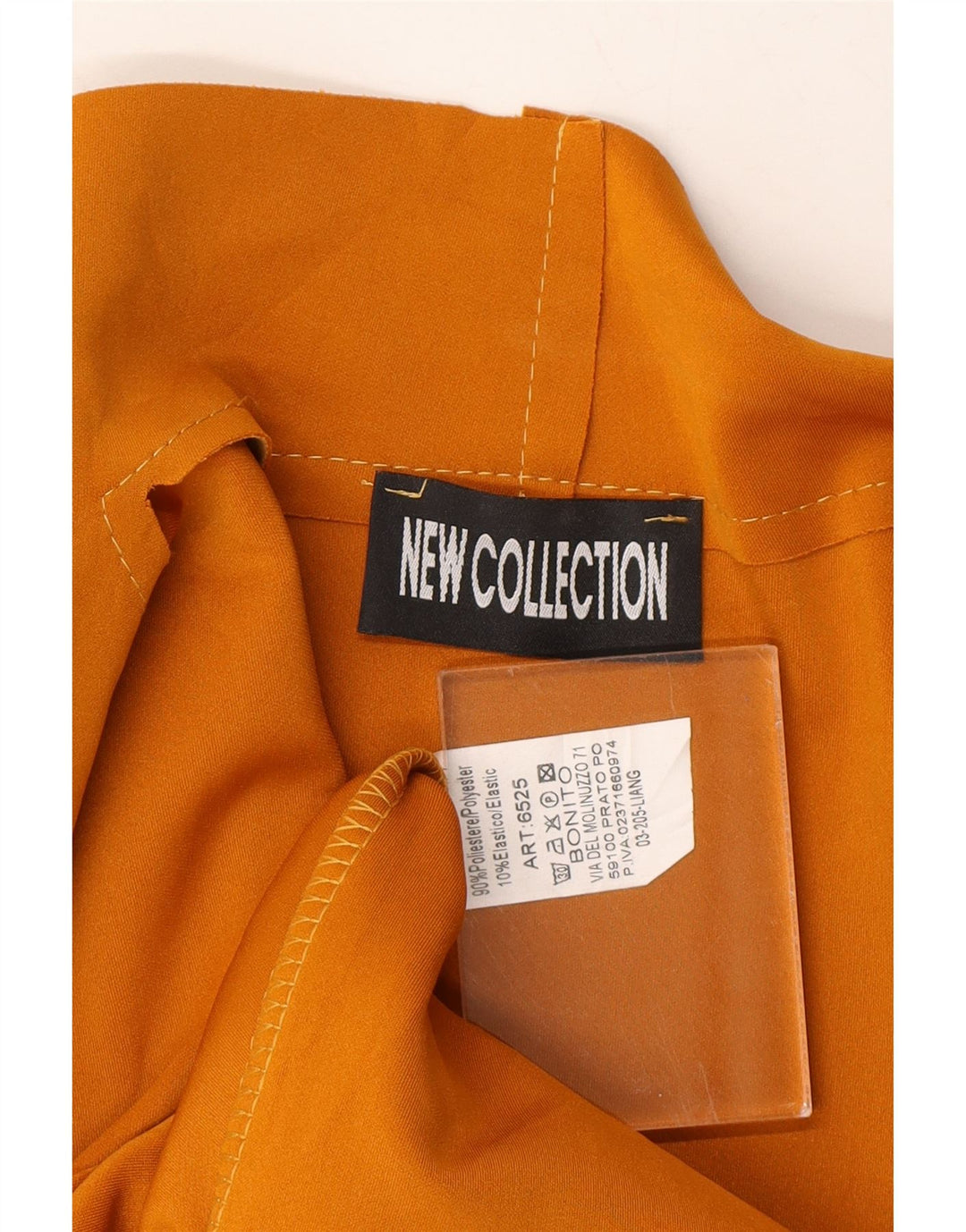 NEW COLLECTION Womens Overcoat UK 14 Medium Yellow Colourblock Polyester Vintage New Collection and Second-Hand New Collection from Messina Hembry 