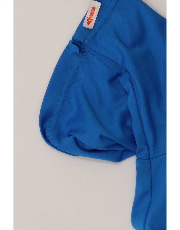Nike Herren Dri Fit T-Shirt Top, Größe L, Blau
