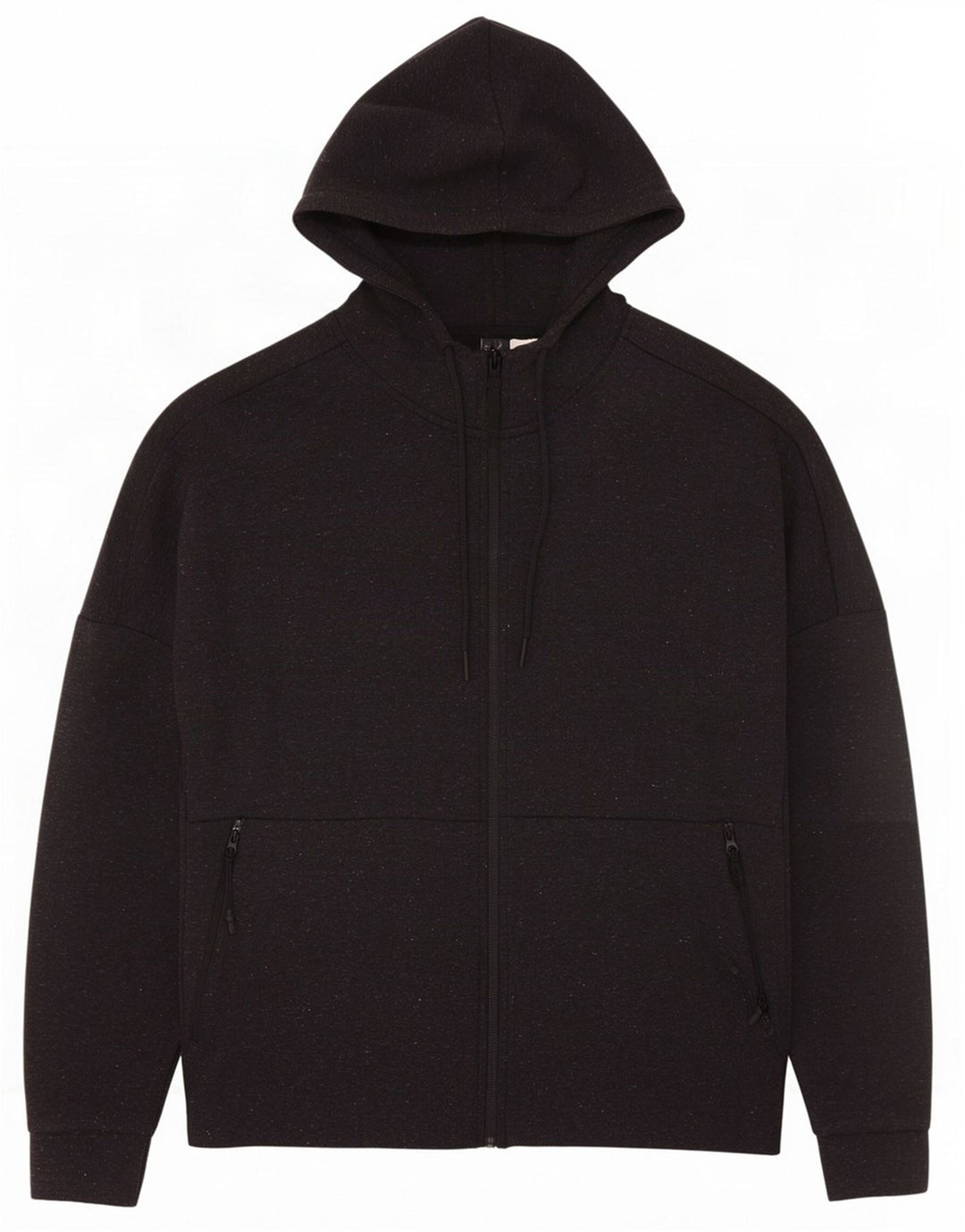 Adidas Herren-Kapuzenpullover mit Reißverschluss, mittelgrau meliert